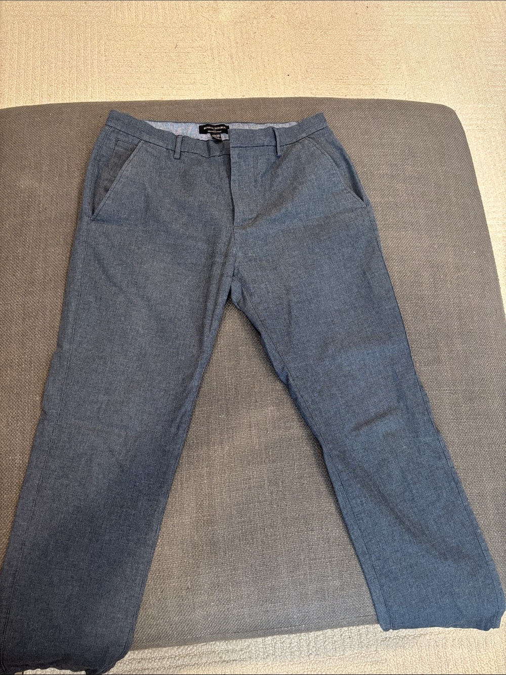 Banana Republic Men's Dress Pants in Heathered Blue